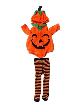 Primark Baby Halloween Pumpkin Costume Set 0-3M